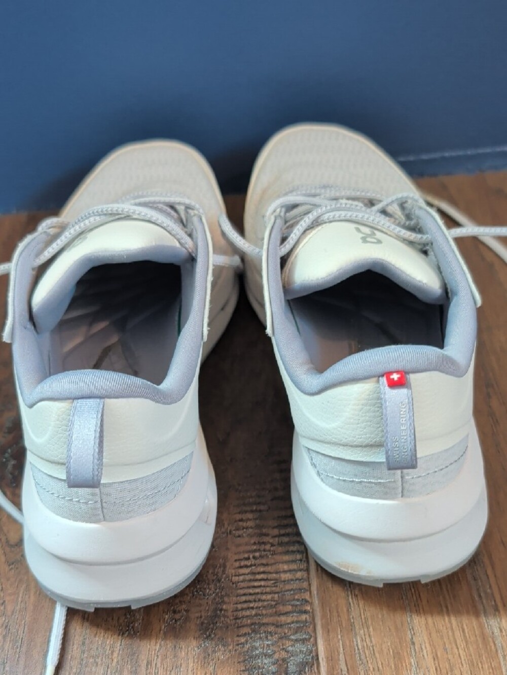 On Cloudzone Moon Running Women's Athletic Sneakers in White and Lavender - Picture 5 of 7